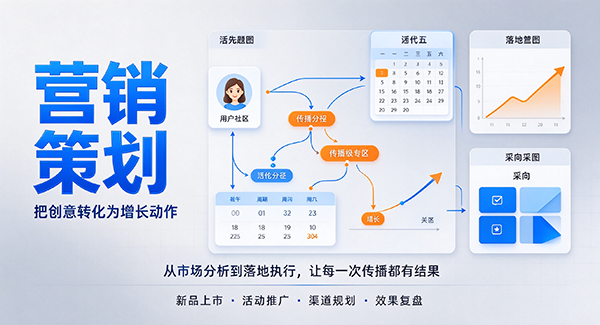 瓦房店市营销策划